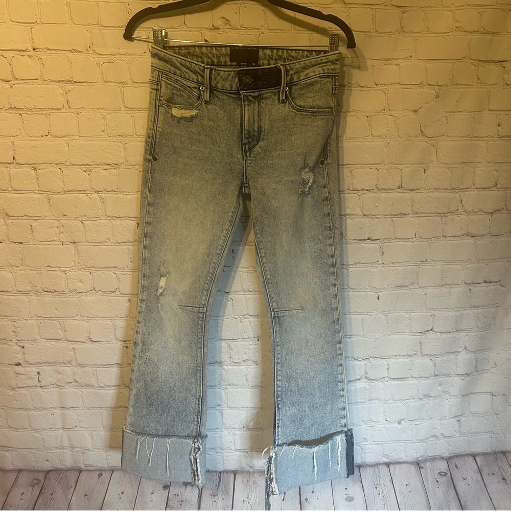 RtA straight cuffed jeans, 25